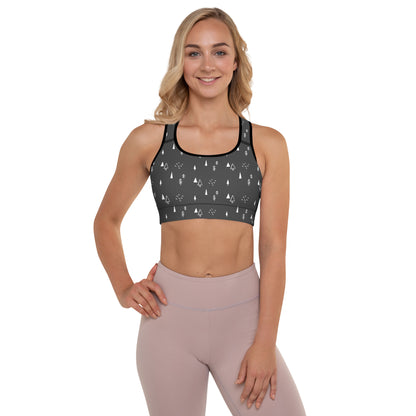 Midnight Forest Sports Bra