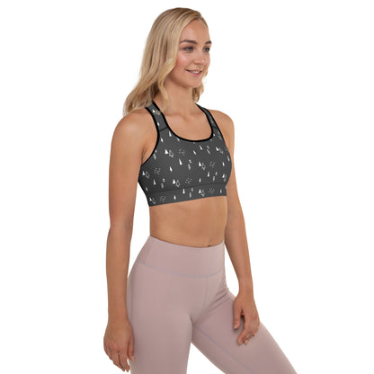 Midnight Forest Sports Bra