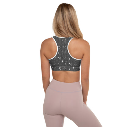 Midnight Forest Sports Bra