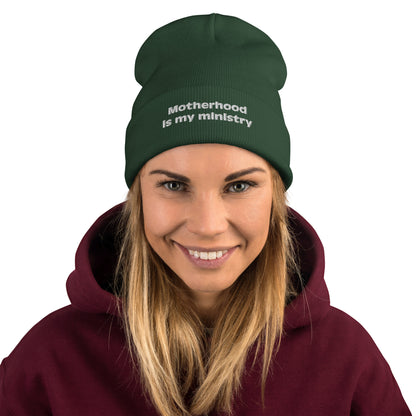 Motherhood is my Ministry Beanie