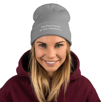 Motherhood is my Ministry Beanie