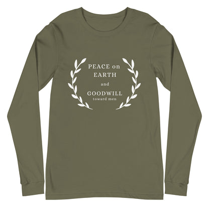 Peace on Earth Long Sleeve Tee